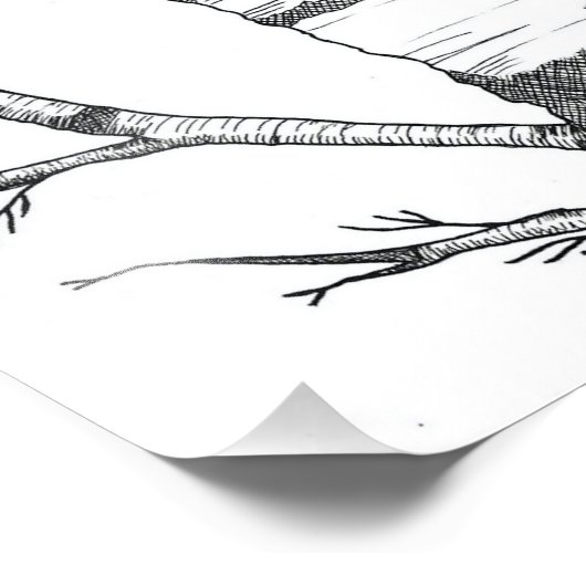 Aspen fotodruck (Ecke)