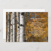 Aspen-Gasse Fall-in den orange Einladung (Vorne/Hinten)