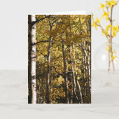 Aspen Gold Karte (Gelbe Blume)