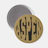 ASPEN - GOLD MAGNET (Vorderseite/Rückseite)