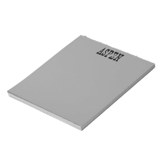 Aspen Gray Notizblock (Rotiert)