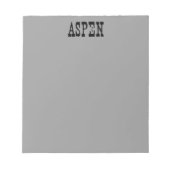 Aspen Gray Notizblock (Vorderseite)