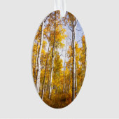 Aspen Groove Yellow Herbstlaube Ornament (Vorderseite)