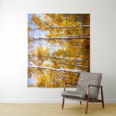 Aspen Groove Yellow Herbstlaube Wandteppich (Beispiel)