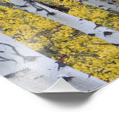 Aspen Ground in der Farbe des Spitzenfalles im Gla Fotodruck (Ecke)