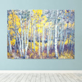 Aspen Grove Leinwanddruck (Insitu (Holzboden))