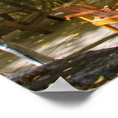 "Aspen Hideaway" Gazebo, Herbst Poster (Ecke)