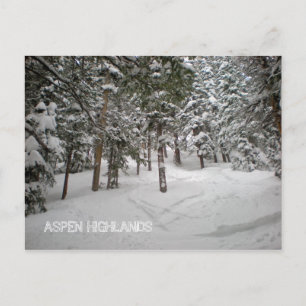 ASPEN HIGHLANDS POSTCARD POSTKARTE