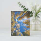 Aspen ist überall, glückliche Ferien Feiertagspostkarte (Stehend Vorderseite)