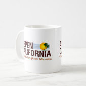 Aspen Kalifornien Kaffeetasse (Vorderseite Links)