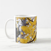 Aspen-Laub, Krüppel-Nebenfluss, Colorado Kaffeetasse (Links)