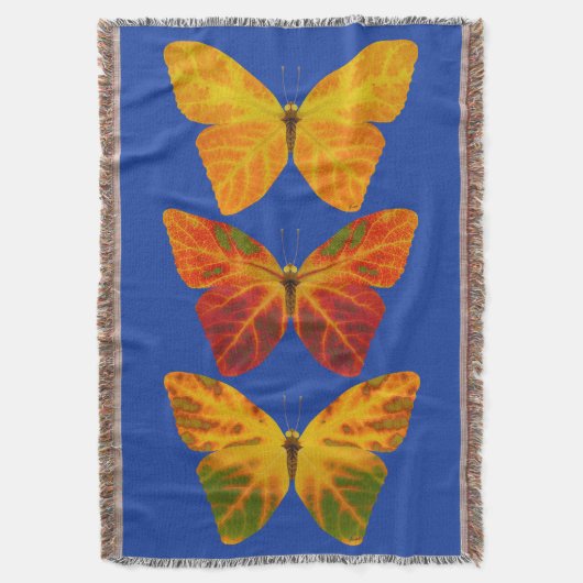 Aspen Leaf Butterflies Decke (Vorderseite Vertikal)