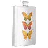 Aspen Leaf Butterflies Flachmann (Rechts)