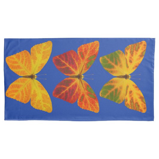 Aspen Leaf Butterflies Kissenbezug (Vorderseite-Links)