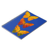 Aspen Leaf Butterflies Notizblock (Linke Seite)