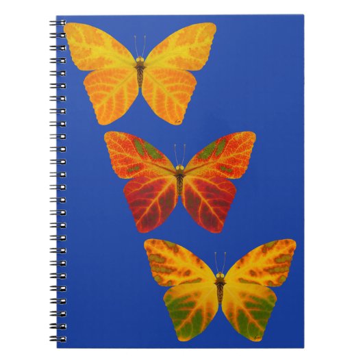 Aspen Leaf Butterflies Notizblock (Vorderseite)