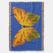 Aspen Leaf Butterfly 1 Decke (Vorderseite Vertikal)