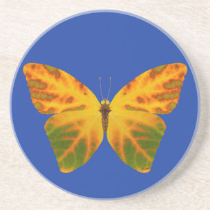 Aspen Leaf Butterfly 1 Getränkeuntersetzer