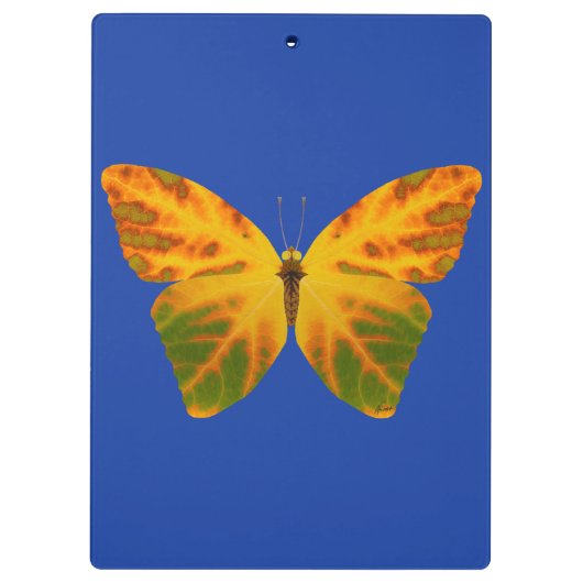 Aspen Leaf Butterfly 1 Klemmbrett (Rückseite)