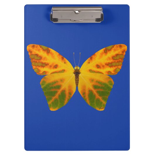 Aspen Leaf Butterfly 1 Klemmbrett (Vorderseite)