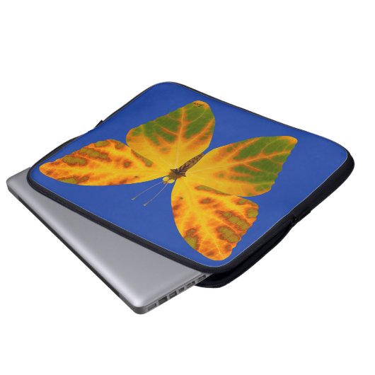 Aspen Leaf Butterfly 1 Laptopschutzhülle (Vorne Knopf)