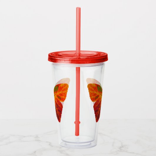 Aspen Leaf Butterfly 2 Acryltrinkbecher (Rechts)