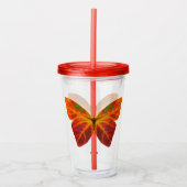Aspen Leaf Butterfly 2 Acryltrinkbecher (Vorderseite)