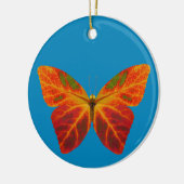 Aspen Leaf Butterfly 2 Keramik Ornament (Links)