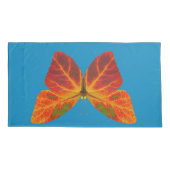 Aspen Leaf Butterfly 2 Kissenbezug (Rückseite-Links)
