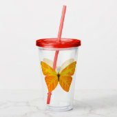 Aspen Leaf Butterfly 3 Acryltrinkbecher (Rückseite)