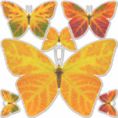Aspen Leaf Butterfly 3 Aufkleber (Vorderseite)