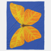 Aspen Leaf Butterfly 3 Fleecedecke (Vorderseite)