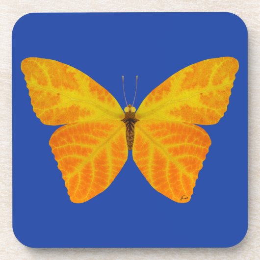 Aspen Leaf Butterfly 3 Getränkeuntersetzer (Vorderseite)
