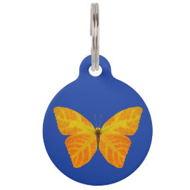 Aspen Leaf Butterfly 3 Haustiermarke