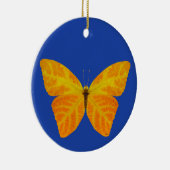 Aspen Leaf Butterfly 3 Keramik Ornament (Rechts)