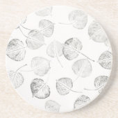 Aspen Leaf Prints Design © Sandy Long Sandstein Untersetzer (Vorne)