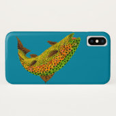 Aspen Leaf Regenbogenforelle 1 Case-Mate iPhone Hülle (Rückseite (Horizontal))