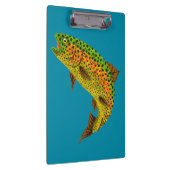 Aspen Leaf Regenbogenforelle 1 Klemmbrett (Rechts)