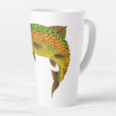 Aspen Leaf Regenbogenforelle 1 Milchtasse (Rechte Ecke)
