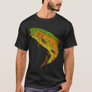 Aspen Leaf Regenbogenforelle 1 T-Shirt