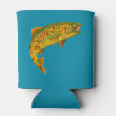 Aspen Leaf Regenbogenforelle 2 Dosenkühler (Rückseite)