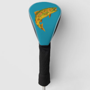 Aspen Leaf Regenbogenforelle 2 Golf Headcover
