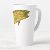 Aspen Leaf Regenbogenforelle 2 Milchtasse (Rechte Ecke)