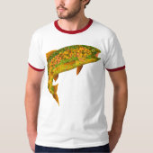 Aspen Leaf Regenbogenforelle 2 T-Shirt (Vorderseite)