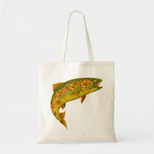 Aspen Leaf Regenbogenforelle 2 Tragetasche