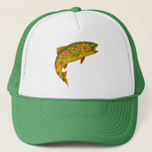 Aspen Leaf Regenbogenforelle 2 Truckerkappe