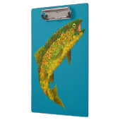 Aspen Leaf Regenbogenforelle 3 Klemmbrett (Links)