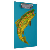 Aspen Leaf Regenbogenforelle 3 Klemmbrett (Rechts)