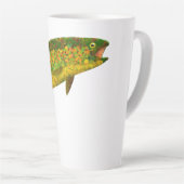 Aspen Leaf Regenbogenforelle 3 Milchtasse (Rechte Ecke)