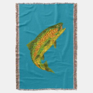 Aspen Leaf Regenbogenforelle 4 Decke